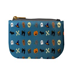 Halloween Cats Pumpkin Pattern Bat Mini Coin Purses by Celenk