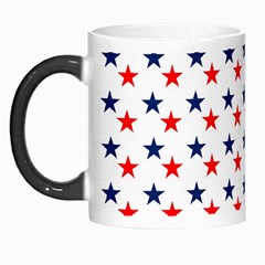 Patriotic Red White Blue Stars Usa Morph Mugs