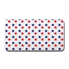 Patriotic Red White Blue Stars Usa Medium Bar Mats by Celenk