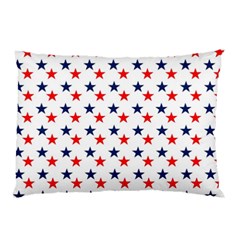 Patriotic Red White Blue Stars Usa Pillow Case by Celenk