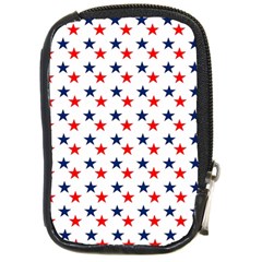 Patriotic Red White Blue Stars Usa Compact Camera Cases by Celenk