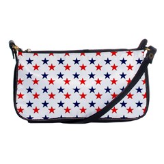 Patriotic Red White Blue Stars Usa Shoulder Clutch Bags by Celenk