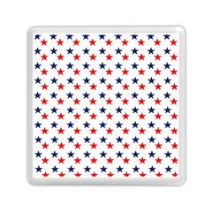 Patriotic Red White Blue Stars Usa Memory Card Reader (square)  by Celenk