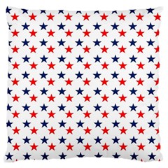 Patriotic Red White Blue Stars Usa Standard Flano Cushion Case (two Sides) by Celenk