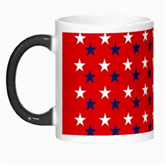 Patriotic Red White Blue Usa Morph Mugs by Celenk