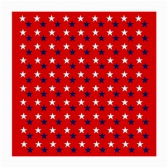 Patriotic Red White Blue Usa Medium Glasses Cloth (2-side) by Celenk