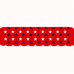 Patriotic Red White Blue Usa Large Bar Mats by Celenk