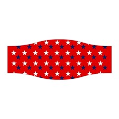 Patriotic Red White Blue Usa Stretchable Headband by Celenk