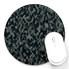 Camouflage Tarn Military Texture Round Mousepads by Celenk