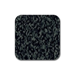 Camouflage Tarn Military Texture Rubber Square Coaster (4 Pack)  by Celenk