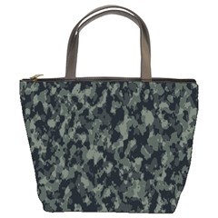 Camouflage Tarn Military Texture Bucket Bags by Celenk