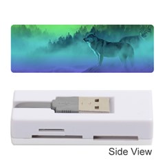 Yellowstone Wolfs Sunset Memory Card Reader (stick)  by PodArtist