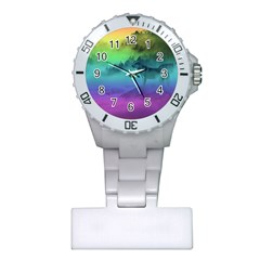 Yellowstone Wolfs Sunset Plastic Nurses Watch by PodArtist