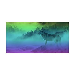 Yellowstone Wolfs Sunset Yoga Headband by PodArtist