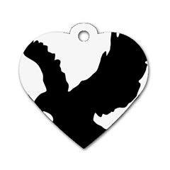 A033c2c9 48dc 4a96 9813 8c7e2baa8967 Dog Tag Heart (two Sides) by MERCH90