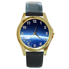 Cd47e13c 7be9 4700 9a12 F442eaba4e49 Round Gold Metal Watch by MERCH90