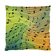 Music Notes Standard Cushion Case (two Sides) by linceazul