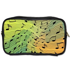 Music Notes Toiletries Bags 2-side by linceazul