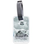 Cute Polar Bear Baby, Merry Christmas Luggage Tags (Two Sides) Front