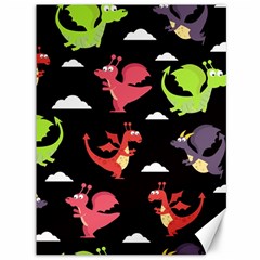 Cute Flying Dragons Canvas 36  X 48   by Bigfootshirtshop