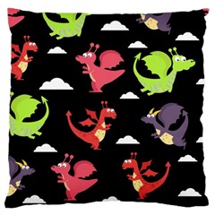 Cute Flying Dragons Large Cushion Case (two Sides)