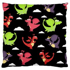 Cute Flying Dragons Standard Flano Cushion Case (one Side) by Bigfootshirtshop