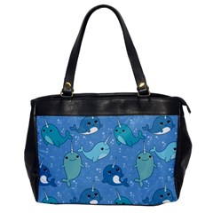 Cute Narwhal Pattern Office Handbags by Bigfootshirtshop