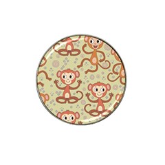 Cute Cartoon Monkeys Pattern Hat Clip Ball Marker by Bigfootshirtshop