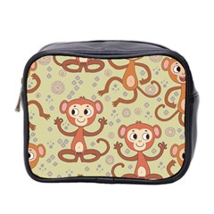 Cute Cartoon Monkeys Pattern Mini Toiletries Bag 2-side by Bigfootshirtshop