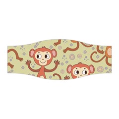 Cute Cartoon Monkeys Pattern Stretchable Headband by Bigfootshirtshop