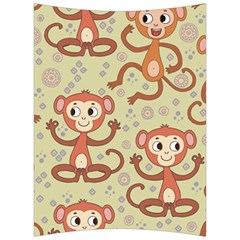 Cute Cartoon Monkeys Pattern Back Support Cushion by Bigfootshirtshop