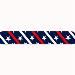 Patriotic Red White Blue Stars Small Bar Mats by Celenk