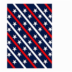 Patriotic Red White Blue Stars Small Garden Flag (two Sides)