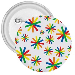 Celebrate Pattern Colorful Design 3  Buttons by Celenk