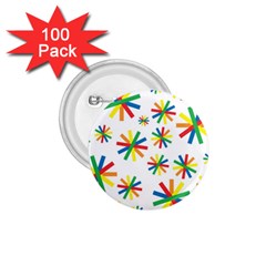 Celebrate Pattern Colorful Design 1 75  Buttons (100 Pack) 