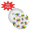 Celebrate Pattern Colorful Design 1.75  Buttons (100 pack)  Front