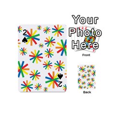 Celebrate Pattern Colorful Design Playing Cards 54 (mini) 