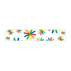 Celebrate Pattern Colorful Design Flano Scarf (mini) by Celenk