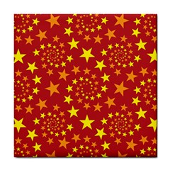 Star Stars Pattern Design Tile Coasters