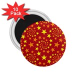 Star Stars Pattern Design 2.25  Magnets (10 pack)  Front