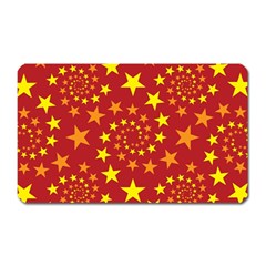 Star Stars Pattern Design Magnet (Rectangular)