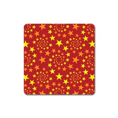 Star Stars Pattern Design Square Magnet