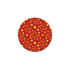 Star Stars Pattern Design Golf Ball Marker