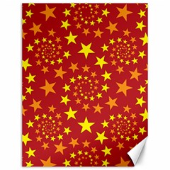 Star Stars Pattern Design Canvas 12  x 16  