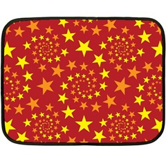 Star Stars Pattern Design Fleece Blanket (Mini)