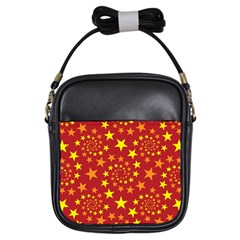 Star Stars Pattern Design Girls Sling Bags