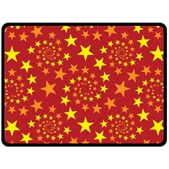 Star Stars Pattern Design Fleece Blanket (Large) 