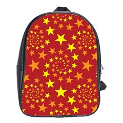 Star Stars Pattern Design School Bag (XL)