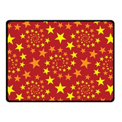 Star Stars Pattern Design Double Sided Fleece Blanket (Small) 