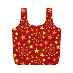 Star Stars Pattern Design Full Print Recycle Bags (M) 